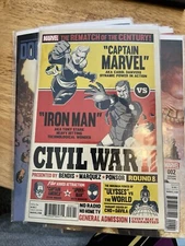 CIVIL WAR II #8 NM CHO BOXING POSTER VARIANT 2016 MARVEL  Miles/Cap Iron Man CVR