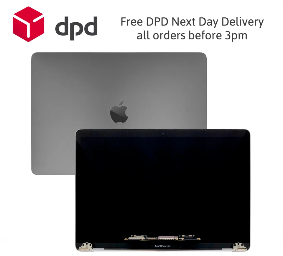 MacBook Pro A1706 A1708 Screen LCD 13" 2016 2017 Retina LCD Assembly Grey - Image 1 of 4
