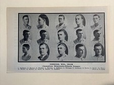 Imagen del equipo de béisbol Oshkosh Indians Wisconsin Illinois League 1913