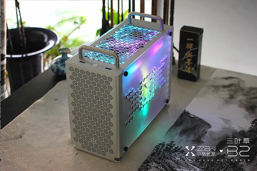 ZZAW B2 Mini ITX PC Case Aluminum Acrylic Side Panels SFX Computer Cooling Case - Picture 9 of 14