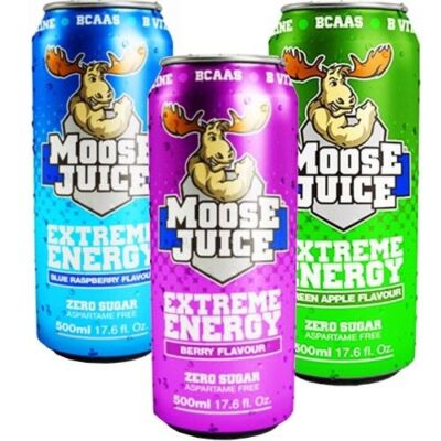 Muscle Moose Moose Juice Extreme Energy 1|3|6|12x500ml BCAA Pre
