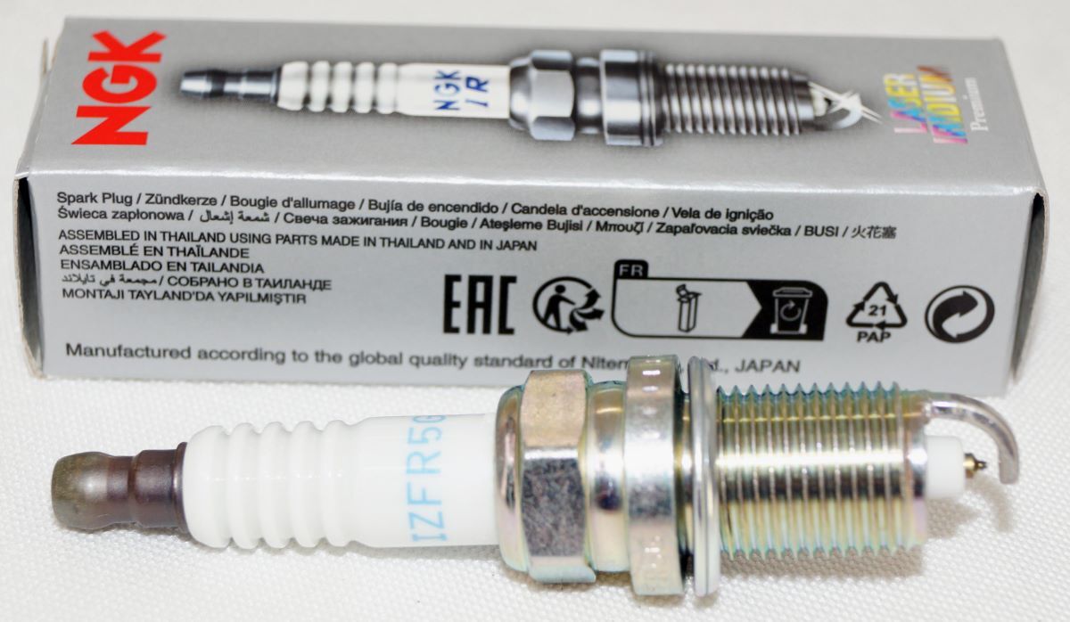 Genuine NGK 5887 Laser Iridium Spark Plug IZFR5G Auto Outboard Mercury Mariner