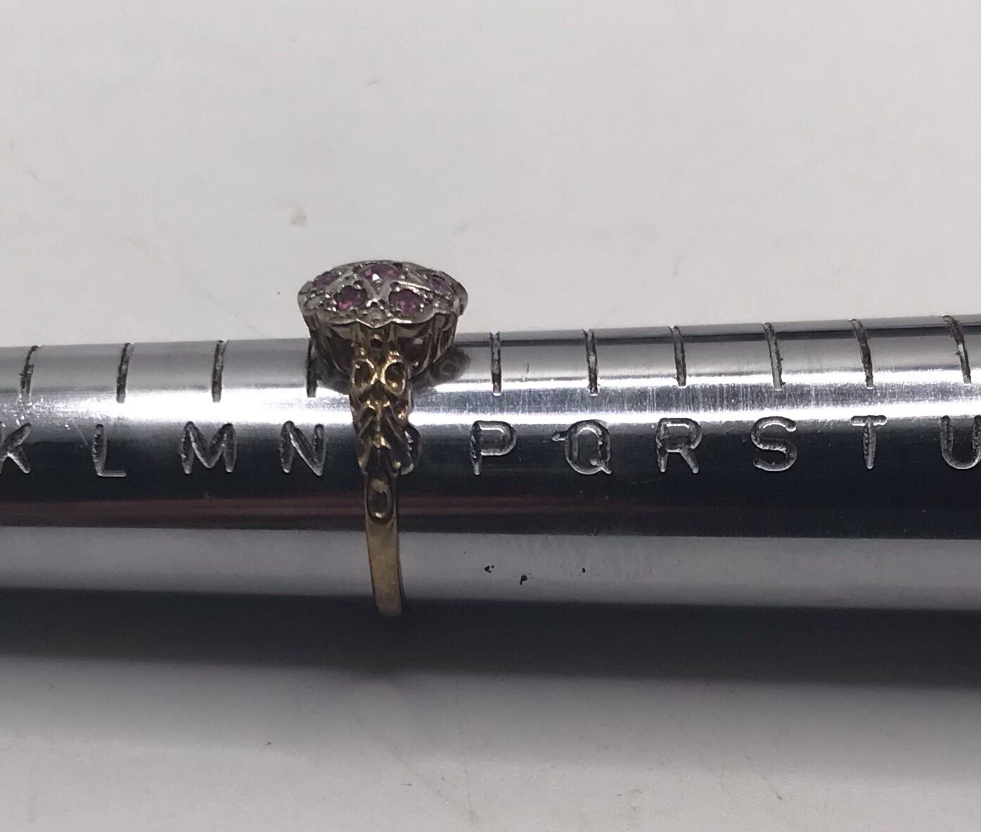 Antique 9ct Ruby & Diamond Ring,  Birmingham (C18… - image 3