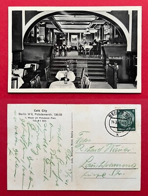 AK BERLIN 1940 Café City Potsdamer Strasse 136/138     ( 119294