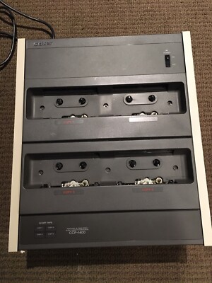 Sony CCP-1400 Monaural 16x Speed Audio Cassette Duplicator LAST