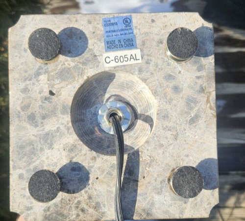 RARE Lite Source LSF-21415 One Light Lamp Bronze Glass Marble Base FREESHIPPING - Picture 19 of 23