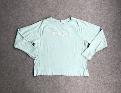 CHAMPION Damen Vintage Pullover Langarm XL Sweatshirt USA Logo