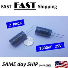 25V 3300uF capacitor - 3300 micro farad - 25 volt