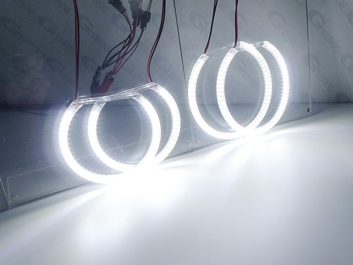 For Ford Mondeo MK3 III A/W Switchback Turn Signal Led Angel Eyes Kit Halo Rings - Foto 13 di 14