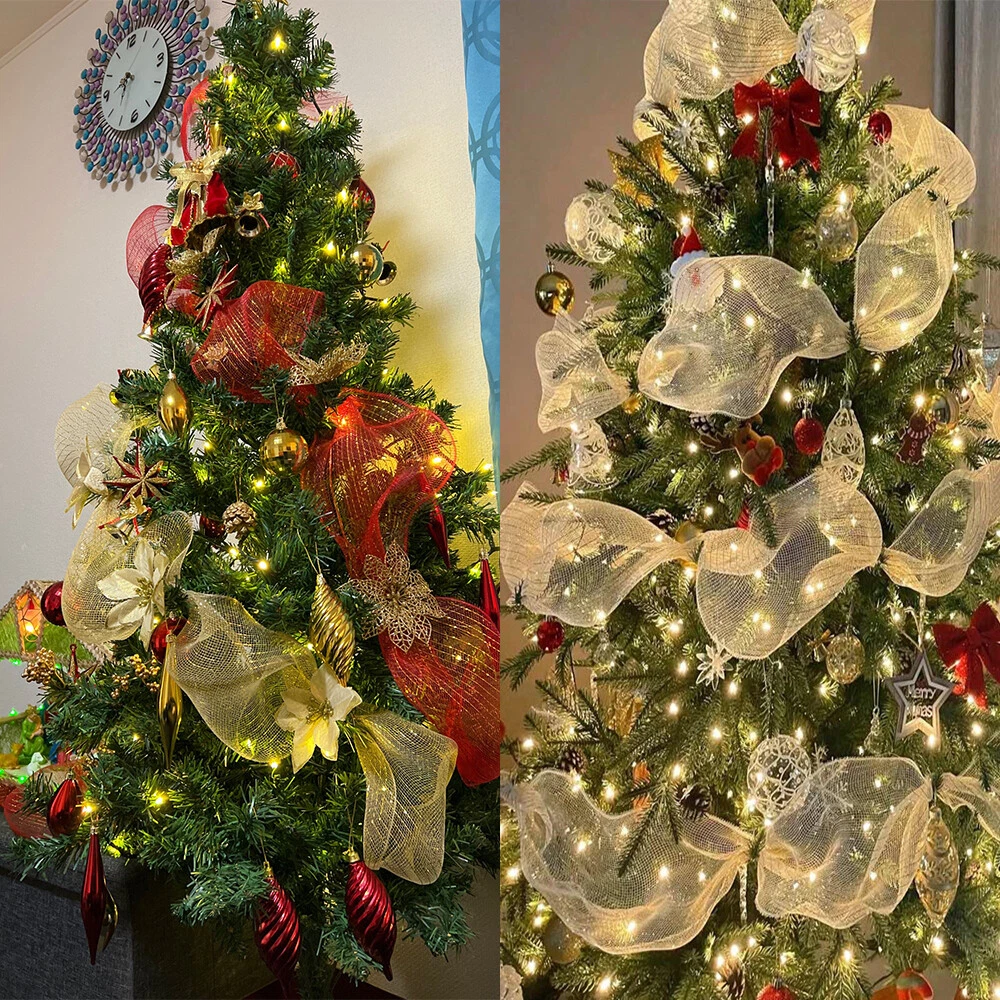 Mesh christmas tree deals