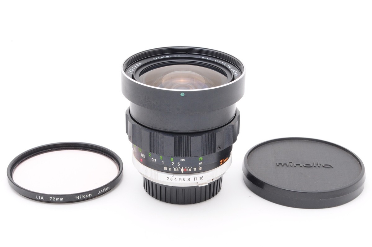 MINT】Minolta MC W.Rokkor NL 21mm f/2.8 f2.8 Wide Angle MF Lens