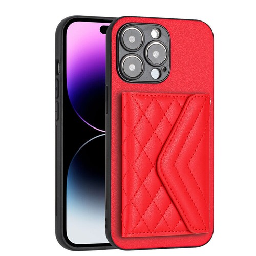 Grid Leather Luxury Phone Case for iPhone 15 14 13 12 11 Pro Max XR XS 7 8 SE - Picture 10 of 15