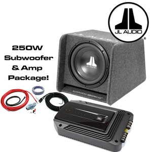 jl audio subwoofer and amp package