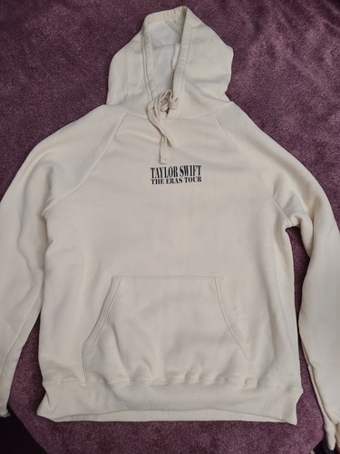 OFFICIAL Taylor Swift 2023 The Eras Tour Beige Hoodie Size S NEW SEALED