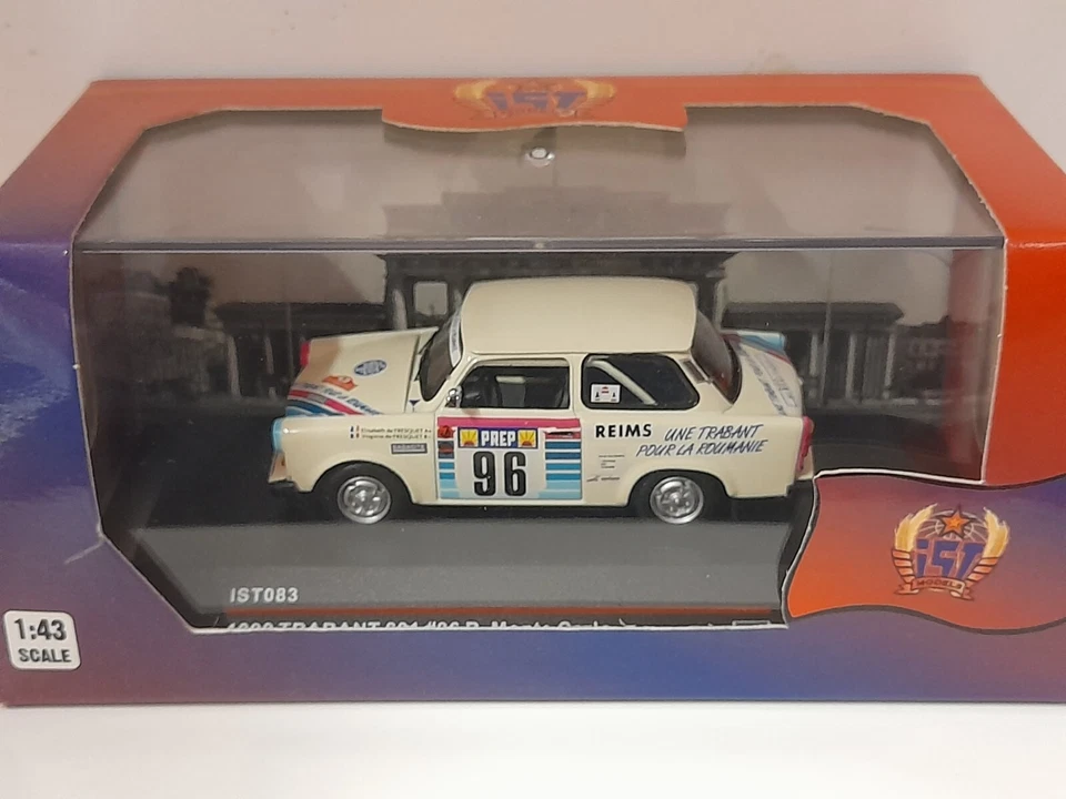 Ixo Ist083 Trabant 601 #96 Rally Montecarlo 1992 1/43 - Immagine 3 di 3