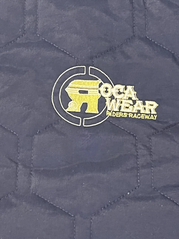 Chaqueta acolchada acolchada Roca Wear azul marino talla 2XL estilo Nueva York Foto 3 de 4