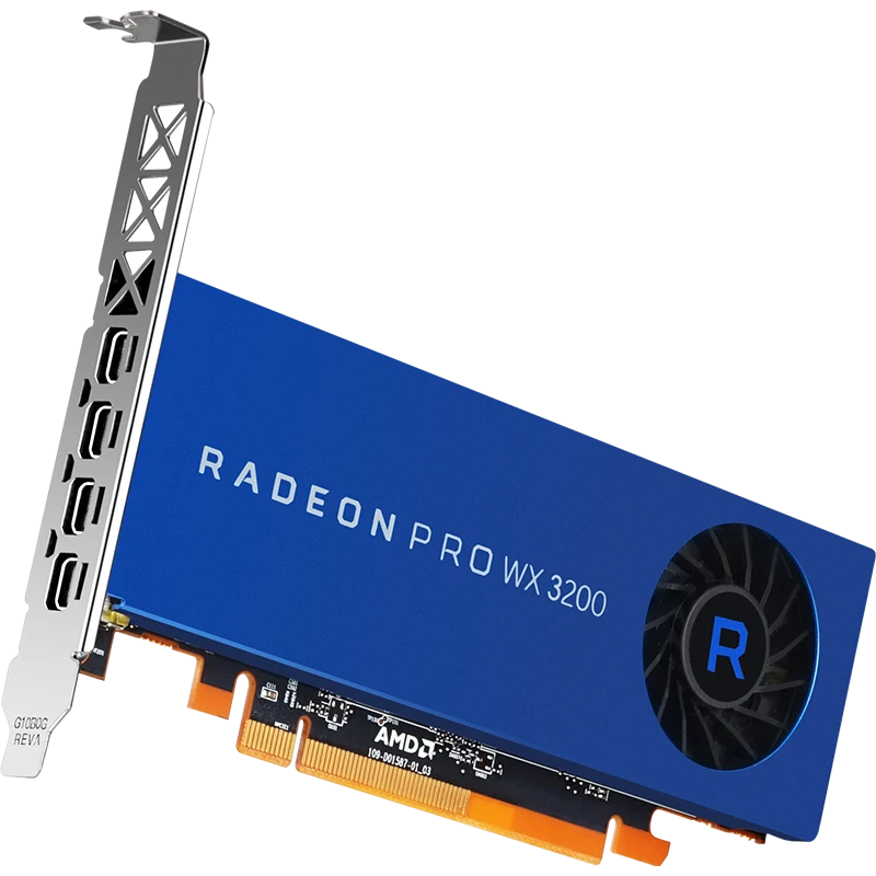 AMD Radeon Pro WX 3200 WX3200 4GB Workstation Graphics Card - Image 3 of 4