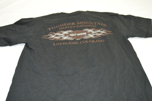 Harley Davidson Freedom Forever Men's Motorcycle Graphic Tee Shirt Black Size S - Picture 8 of 8