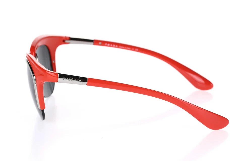 Женские круглые розовые зеркальные солнцезащитные очки PRADA SPR680 49 мм 140954 - Изображение 3 из 4