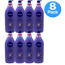NIVEA Shea Nourish Body Lotion Hyaluronic Acid Shea Butter 16.9fl oz 8 Pack New