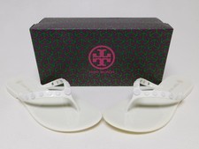 Tory Burch Studded Jelly- TPU Size US 10 M Women's Dress Sandals Flip Flop Ivory