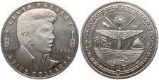 Republic Of Marshall Islands - 5 Dollar 1993 - Elvis Presley