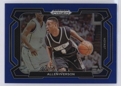 2024 Panini Prizm Draft Picks Blue Variations 25/199 Allen Iverson #33 HOF 1p1x