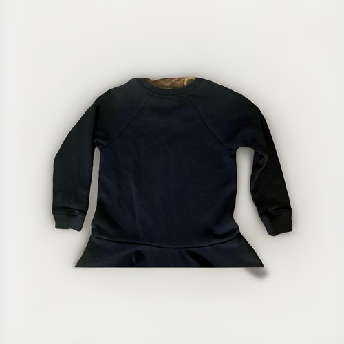 Ralph Lauren Polo Bear Fleece Dress Girl 4T Sweater Skirt With Pockets Deep Blue - Picture 11 of 16