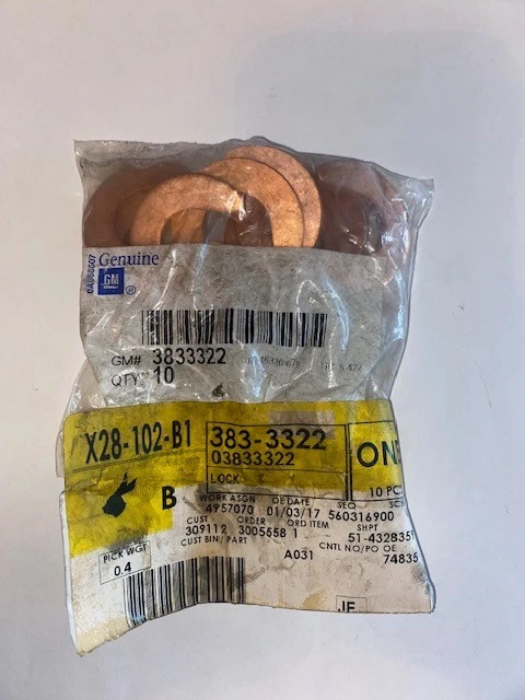 GM 1994-2019 bloqueo del eje trasero, pieza original nueva OEM, número de pieza 3833322 Foto 3 de 4