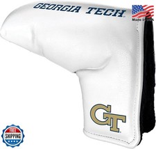 Team Golf NCAA Tour Blade Putter Cover White Magnetic Closure Fits Most Putters