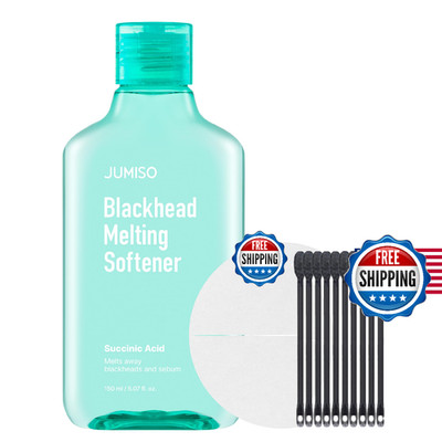 JUMISO Blackhead Melting Softener Kit 150ml 40 Pads 10 Swabs Pore Solution Succi