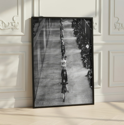 Black & White Fashion Wall Art   Editorial Runway Catwalk Photography Print