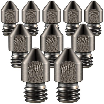 Compatibility with Ender 3 Pro, MK8 Nozzle Set - 10 Pcs