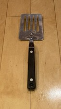 Flint Slotted Spatula Stainless Short Handle 9.5"