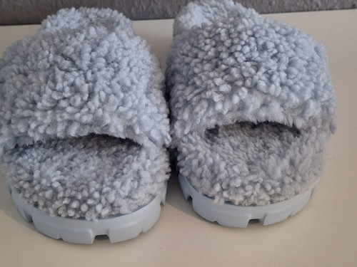 Zapatillas UGG W Cozetta Curly 39 azul claro sandalias - Imagen 4 de 17