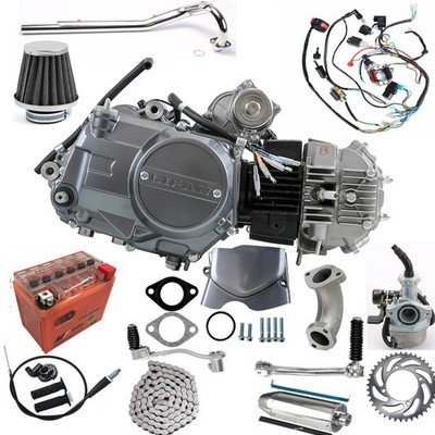 125CC Electric Semi Auto Engine Motor for Dirt Bike CRF50 XR CT70 90 140cc 150cc