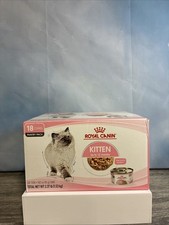 18 ct Royal Canin Feline Health Nutrition Kitten Thin Slices in Gravy BB 08/2027