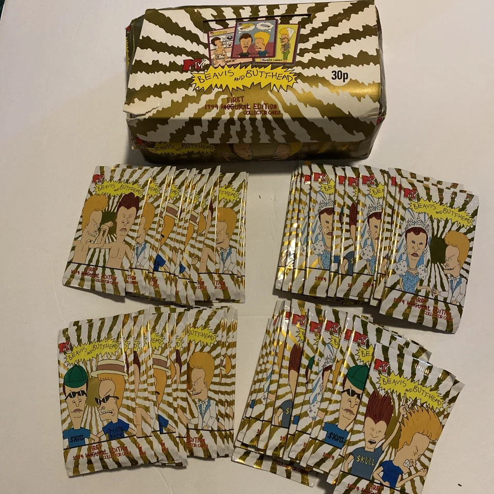 1994 TOPPS BEAVIS AND BUTTHEADS TRADING CARDS 48pcs - Image 2 of 4