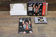 WWF Warzone N64 Authentic, Tested - Nintendo 64 W/Box & Manual