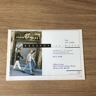 MUSIC18 MAGAZINE ADVERT 5X8 BEATHE SINGLE SAY HELLO