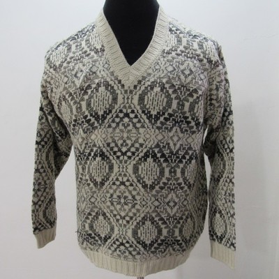 Marks & Spencer Herren Wollmischung V Pullover Mehrfarbig Brustumfang 46/48 UK XL REF (Y02221)