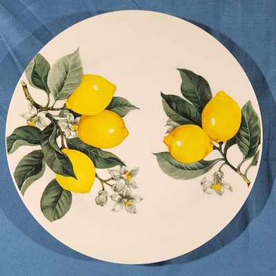 1 ROYAL NORFOLK Tuscan Lemon DINNER PLATE 10.5'' Summer Spring Citrus Replacement