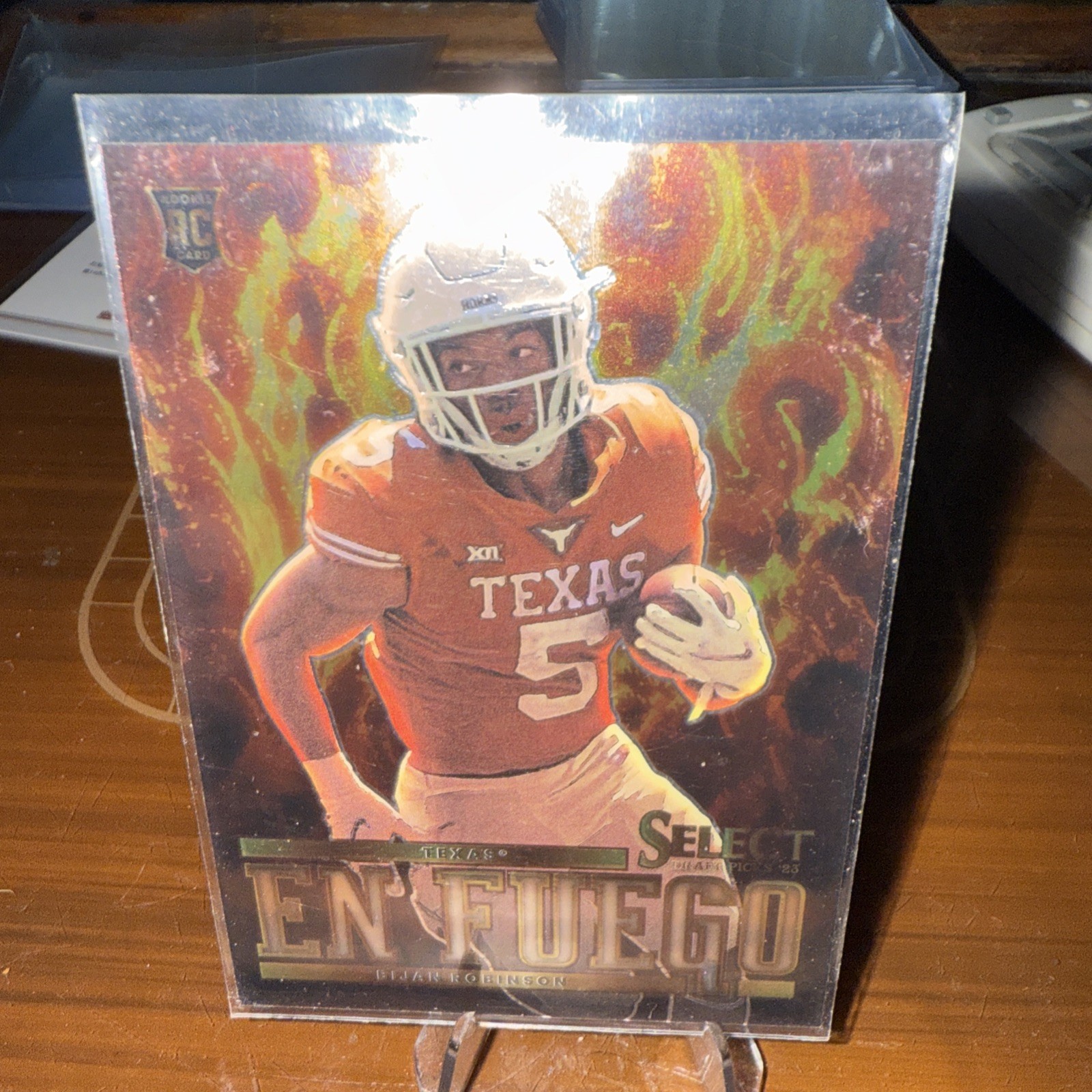 2023 Panini Select Draft Picks - En Fuego Bijan Robinson #EF-BR (RC)