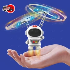Levitating Flying Robot Astronaut Toy – Hand-Controlled Drone with Lights