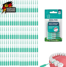 Interdentalb&uuml;rsten Set 100 St&uuml;ck f&uuml;r empfindliches Zahnfleisch, Mobil & Reise