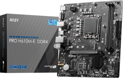 MSI PRO H610M-E DDR4 Mainboard Intel Sockel 1700 Intel H610 USB 3.0 M.2