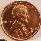 1938-S RD Lincoln Wheat Penny Cent ■ GEM/BU PL ■ #11207