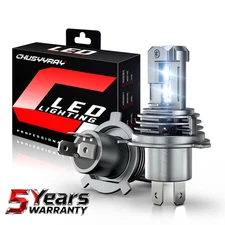 Luces Fuertes Para Auto Coche Luz Carro Bulbs Kit H4 9003 LEDs Blanco Hi/lo Beam