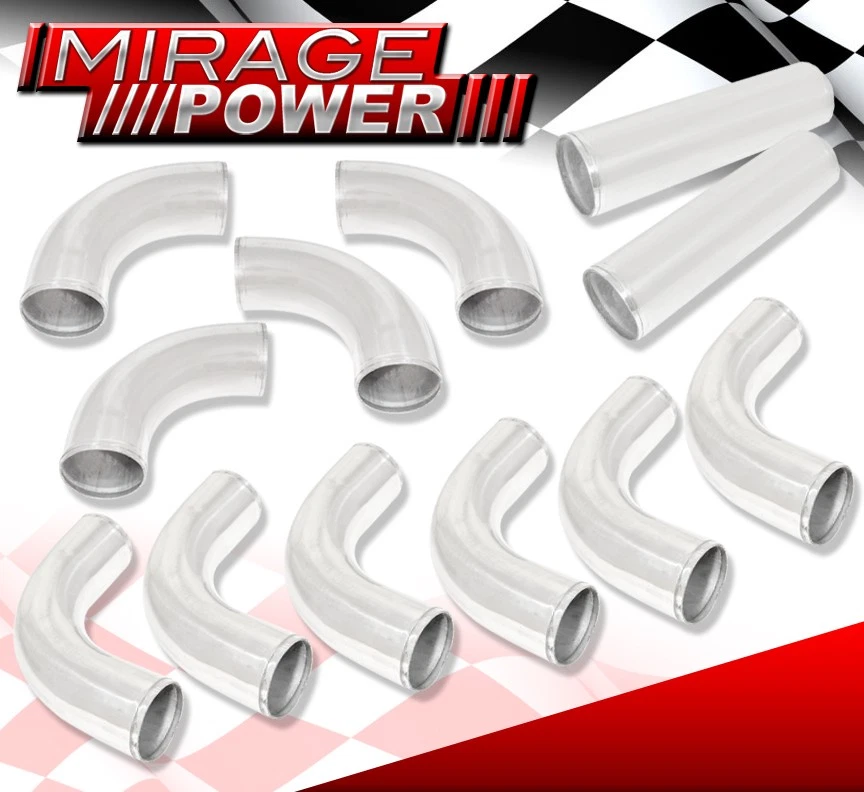 Turbocharger 2.5" Aluminum Piping Kit + High Power Fmic Front Mount Intercooler - Image 2 of 4