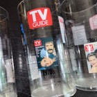 TV Guide Memorabilia Plastic Cups Tumblers Set of 4 1950-1990 Covers decades — photo 5